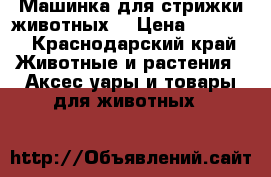 Машинка для стрижки животных  › Цена ­ 5 000 - Краснодарский край Животные и растения » Аксесcуары и товары для животных   